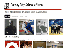 Tablet Screenshot of gcsjudo.com